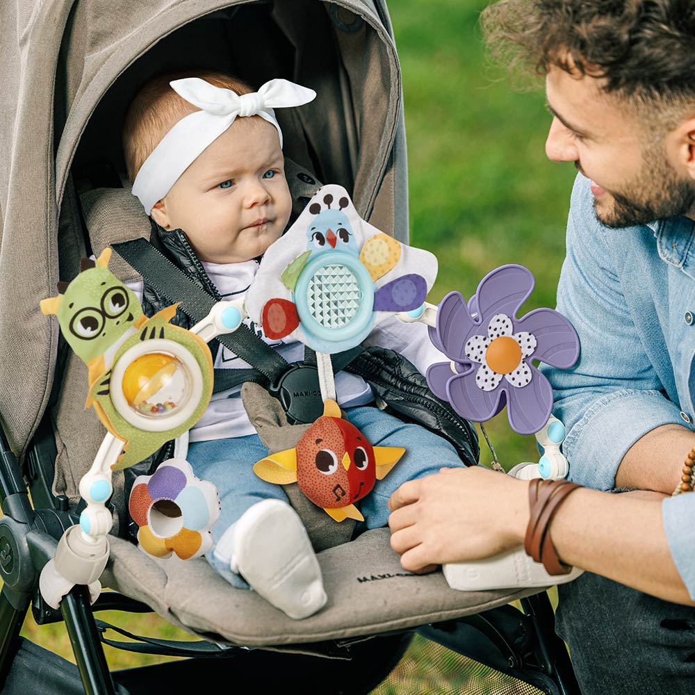 Музикална Играчка За Количка Sunny Stroll Born To Party, 0м+ Tiny Love