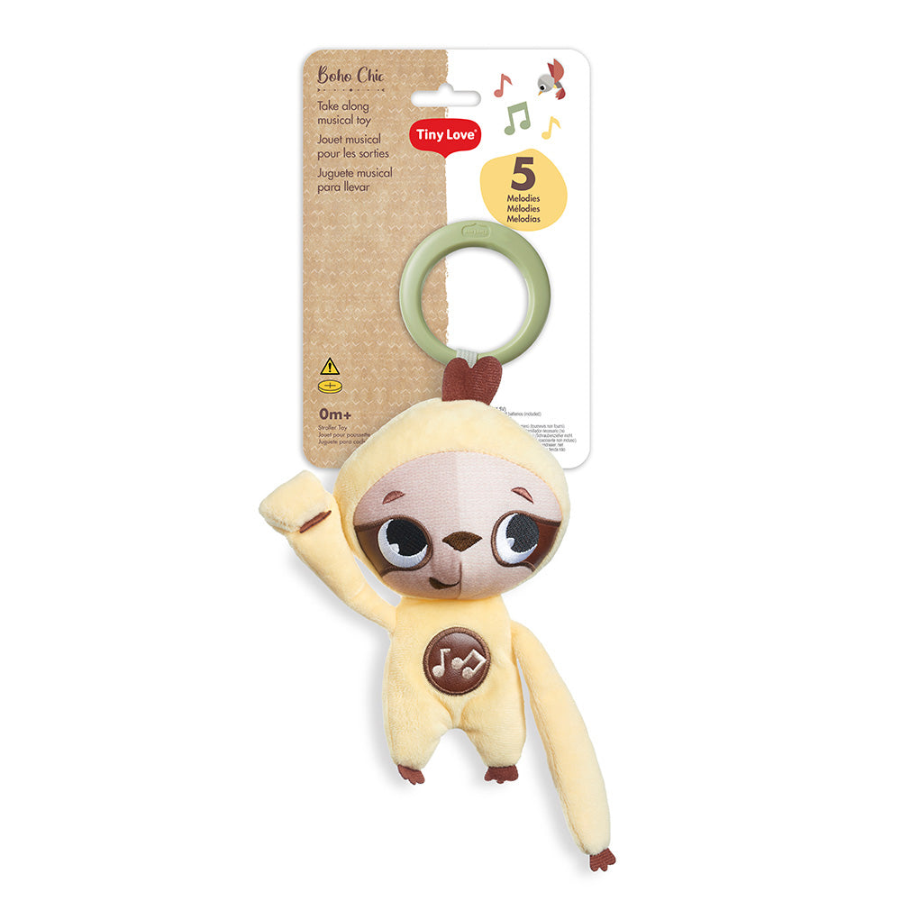 Музикална Играчка Ленивец Boho Chic, 0м+ Tiny Love