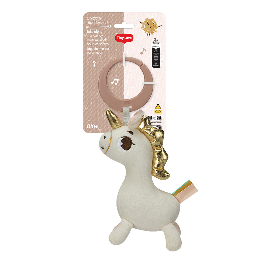 Музикална Играчка Еднорог Take Along Unicorn Wonderlands, 0м+ Tiny Love