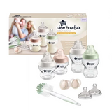 Комплект За Новородено Natural Start Самостерилизиращо + Четка За Шишета Tommee Tippee