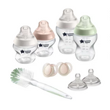 Tommee Tippee КОМПЛЕКТ ЗА НОВОРОДЕНО NATURAL START САМОСТЕРИЛИЗИРАЩО + ЧЕТКА ЗА ШИШЕТА