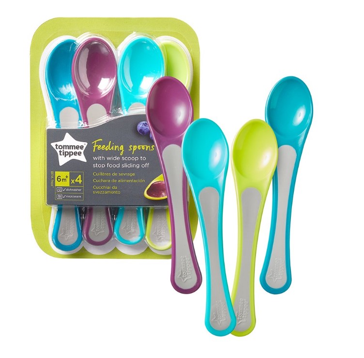 Лъжици За Хранене 7М+ (4Бр./Оп.) - Прибори - Tommee Tippee - BebeMama