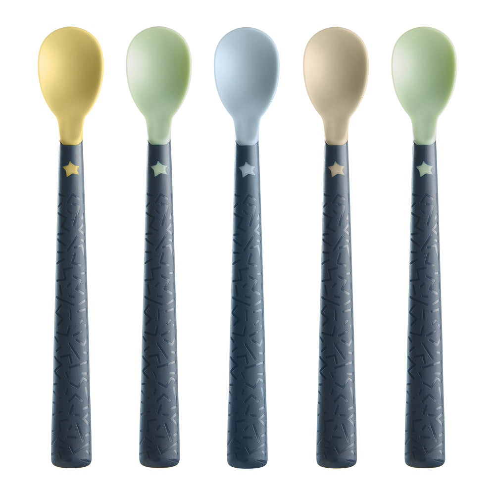 Lingurițe Tommee Tippee cu vârf moale 4 luni+ (5 buc/pachet)