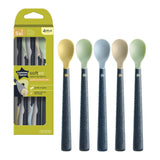 Lingurițe Tommee Tippee cu vârf moale 4 luni+ (5 buc/pachet)