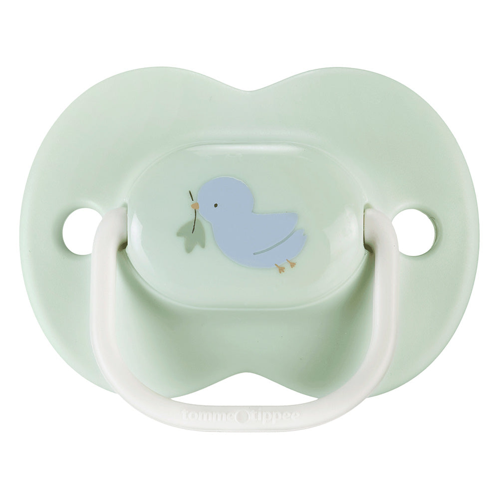 Залъгалки Anytime 0 6м, 2 Бр. Оп., Син Зелен Птиче Tommee Tippee