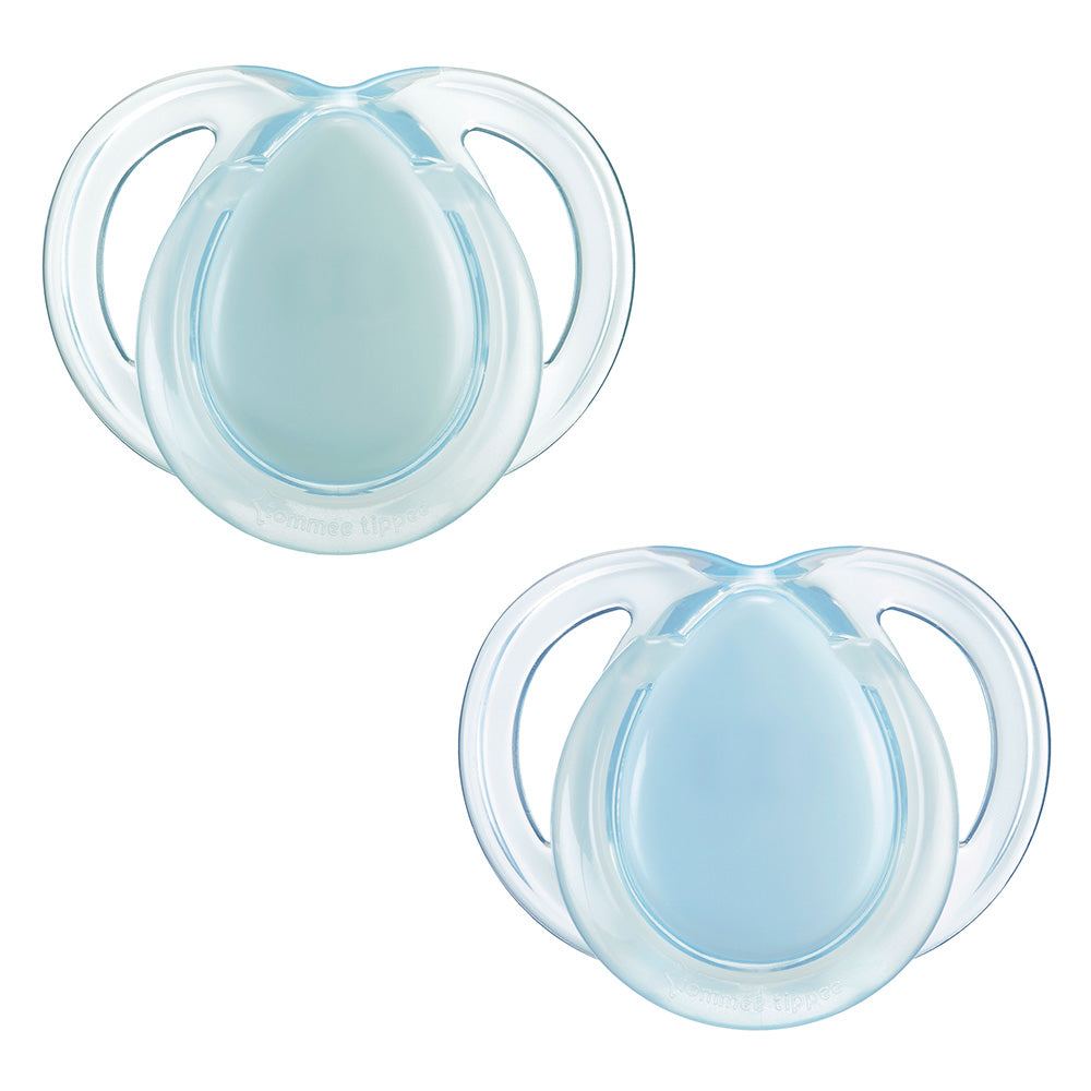 Залъгалки Night Time 0 6м, 2 Бр. Оп., Син Tommee Tippee