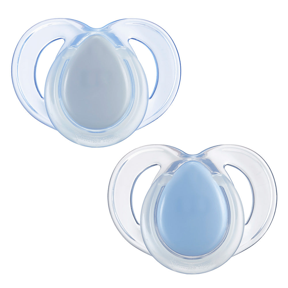 Залъгалки Night Time 6 18м, 2 Бр. Оп., Син Tommee Tippee