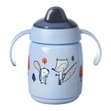 Superstar Неразливаща Се Чаша С Мек Накрайник С Дръжки 300 Мл 6м+, Bacshield, Синя Tommee Tippee