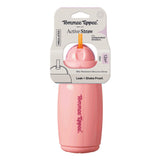 Неразливаща Се Термочаша Със Сламка Active Straw 266 Мл 12м+, Розова Tommee Tippee