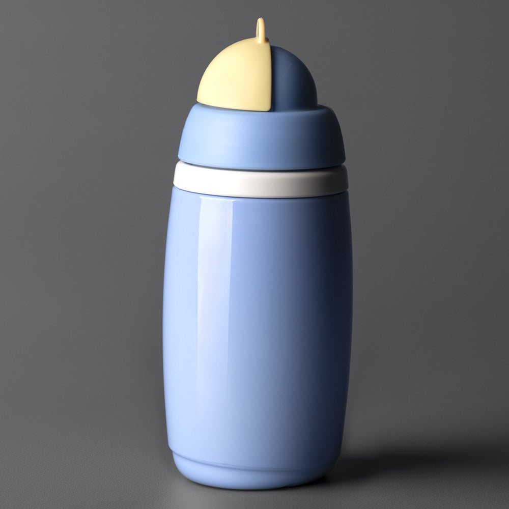 Неразливаща Се Термочаша Със Сламка Active Straw 266 Мл 12м+, Синя Tommee Tippee