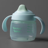 Неразливаща Се Чаша Starter Spout С Мек Накрайник С Дръжки 150 Мл 4м+ Синя Tommee Tippee