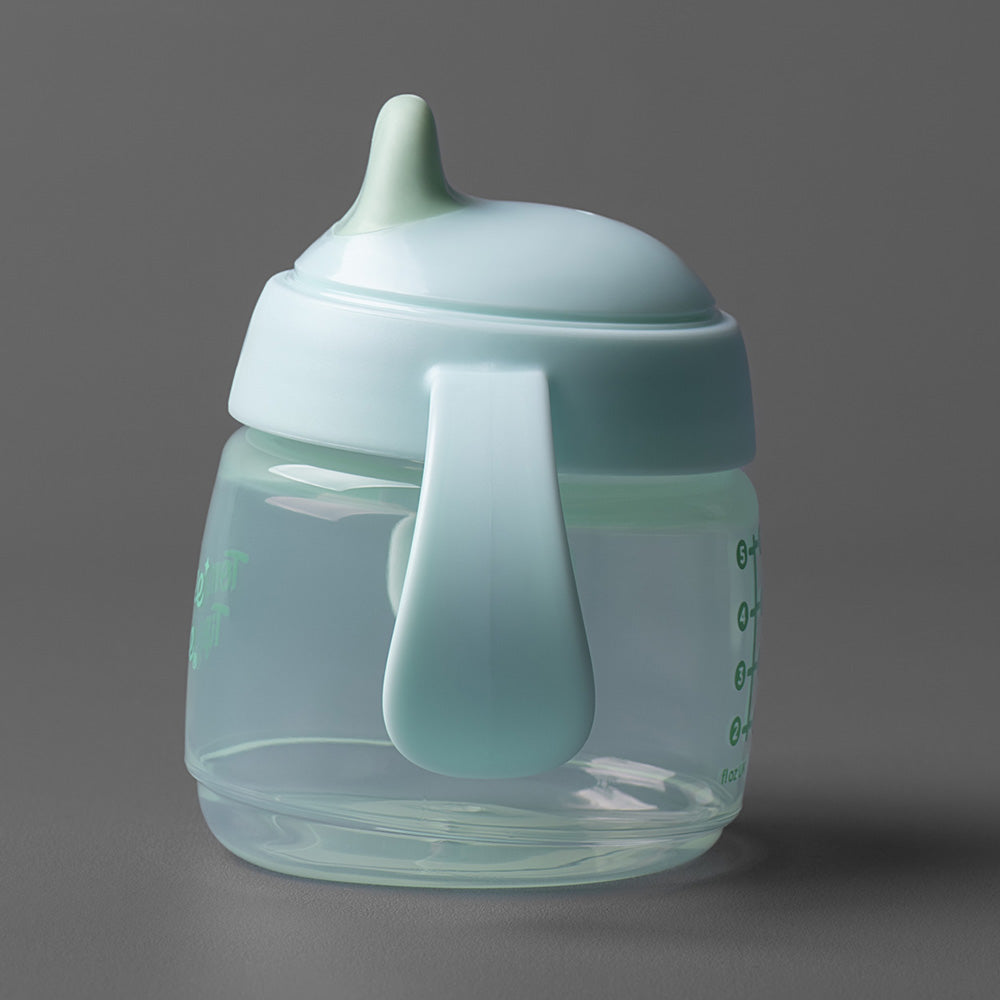 Неразливаща Се Чаша Starter Spout С Мек Накрайник С Дръжки 150 Мл 4м+ Синя Tommee Tippee