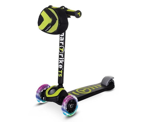 Tротинетка Със Светещи Колела Smartrike T5, Зелена --- BebeMama