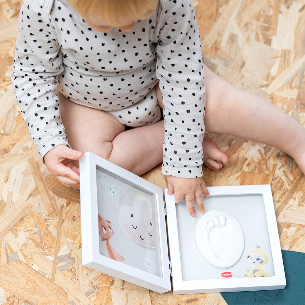 Рамка За Отпечатък И Снимка Creations, Бяла Рамка, 0м+ Tiny Love