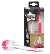 Tommee Tippee Четка За Почистване На Шише И Биберон Розова --- BebeMama