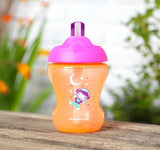 Tommee Tippee Чаша Със Сламка 7M + Pink 230 Мл --- BebeMama