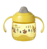 Tommee Tippee Superstar Неразливаща Се Чаша С Мек Накрайник С Дръжки 190Мл 4М+ Bacshield Жълт --- BebeMama