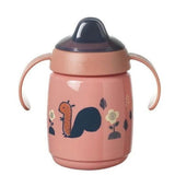 Tommee Tippee Superstar Неразливаща Се Чаша С Мек Накрайник С Дръжки 300Мл 6М+ Bacshield Розов --- BebeMama