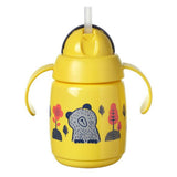 Tommee Tippee Superstar Неразливаща Се Чаша Със Сламка С Дръжки 300Мл 6М+ Bacshield Жълт --- BebeMama