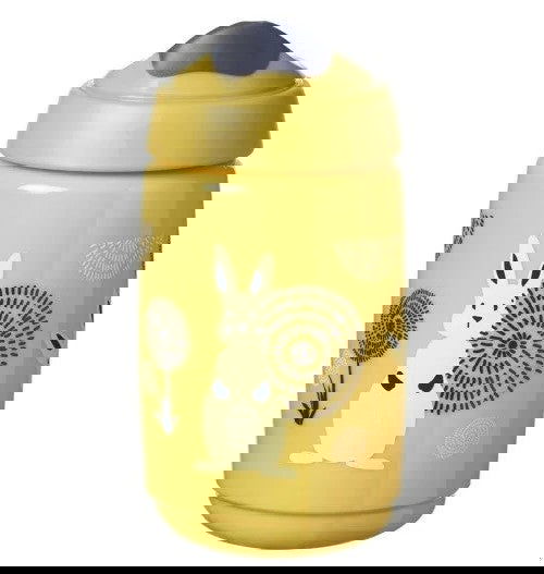 Tommee Tippee Superstar Неразливаща Се Чаша С Твърд Накрайник 390Мл 12М+ Bacshield Жълт --- BebeMama