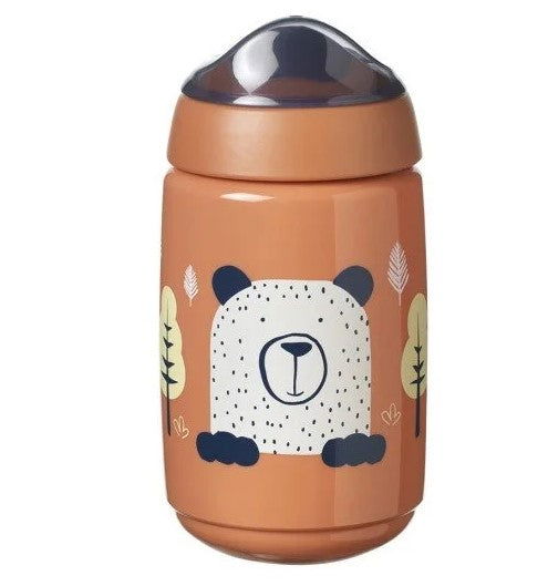 Tommee Tippee Superstar Неразливаща Се Чаша С Твърд Накрайник 390Мл 12М+ Bacshield Оранж --- BebeMama