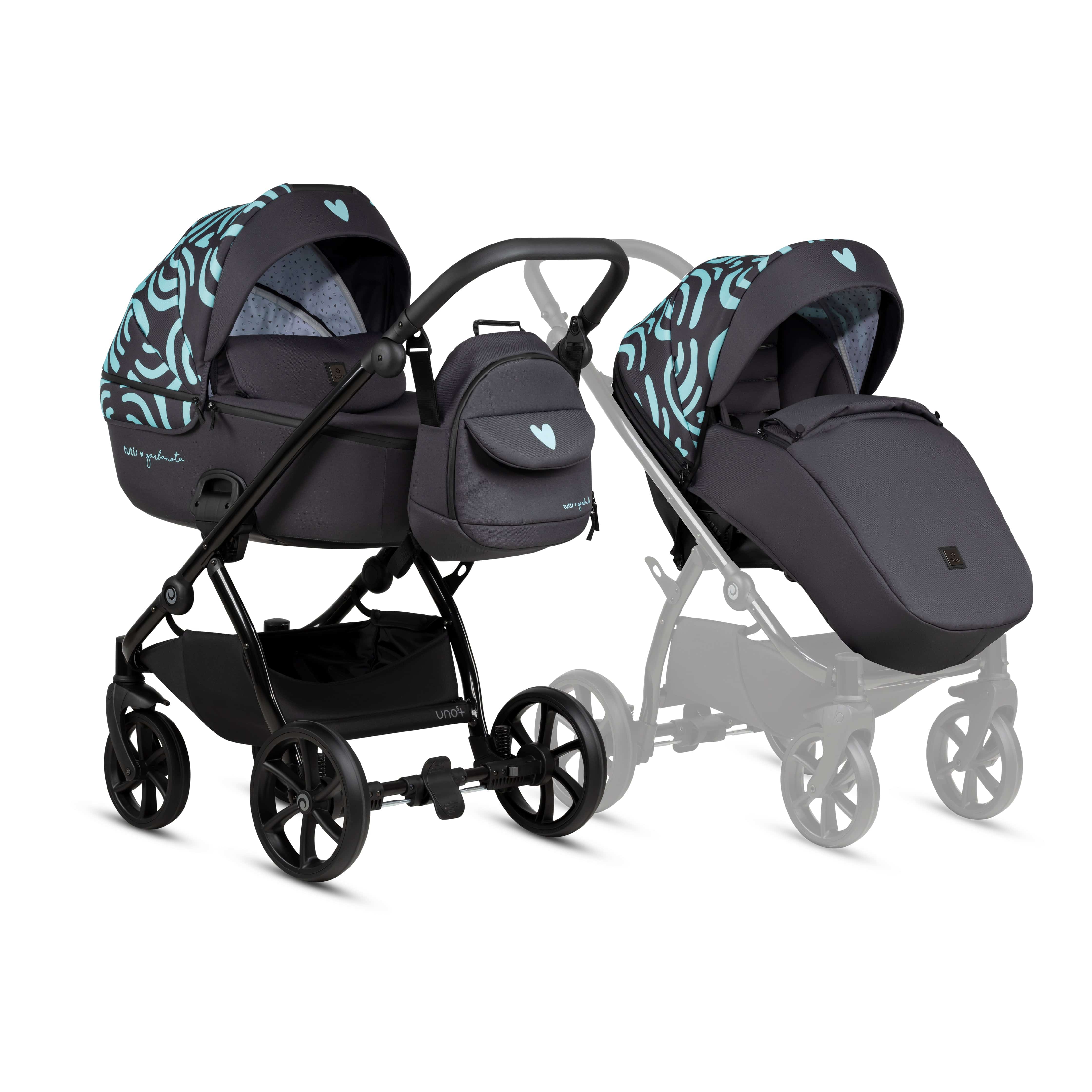 Tutis Uno 5+ Garbanota Бебешка Количка 2В1 138 Sogno