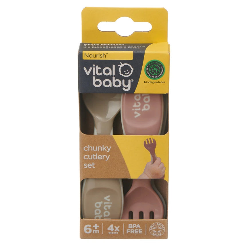 Специални Лъжички За Самостоятелно Хранене Earthsmart Vital Baby