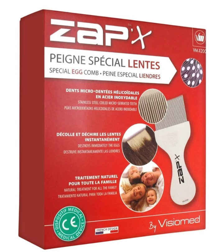 Гребен против въшки Zap'X - Гребени И Четки - Visiomed - BebeMama