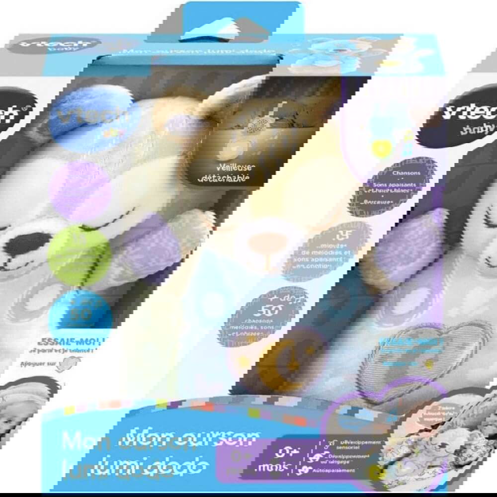 Vtech Успокояващи Звуци Мече Син --- BebeMama