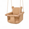 Детска Дървена Люлка Мече Мека Памучна Седалка, До 30 Кг, 28×28×196 См Ginger Home