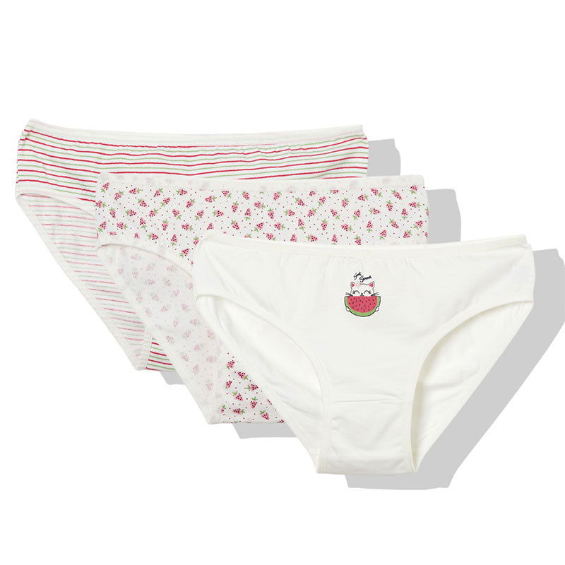 X032 Бикини 3Бр. Melon Pink- Ecru 6Г --- BebeMama