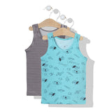 X058 Потник 2Бр. Planet Зелен-Сив 3Г --- BebeMama