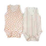 X064 Боди-Потник 2Бр. Umbrella Корал 92Cm --- BebeMama