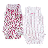 X065 Боди-Потник 2Бр. Rabbits Сив-Розов 98Cm --- BebeMama