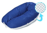 Xl Възглавница За Бременни Peas Navy --- BebeMama