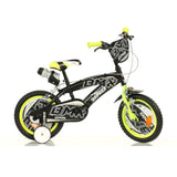 416Us-0403B Колело Bmx 16“ Black/Yellow --- BebeMama