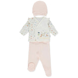 Z872 К-Кт 3 Ч. Happy Garden Розов 1-3M 62Cm --- BebeMama