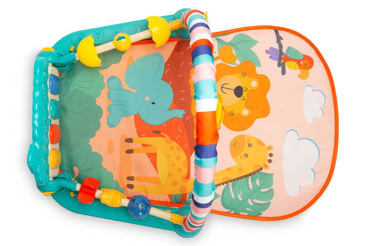 Активна Гимнастика- Zoo Mat Turquise Caretero Toyz --- BebeMama