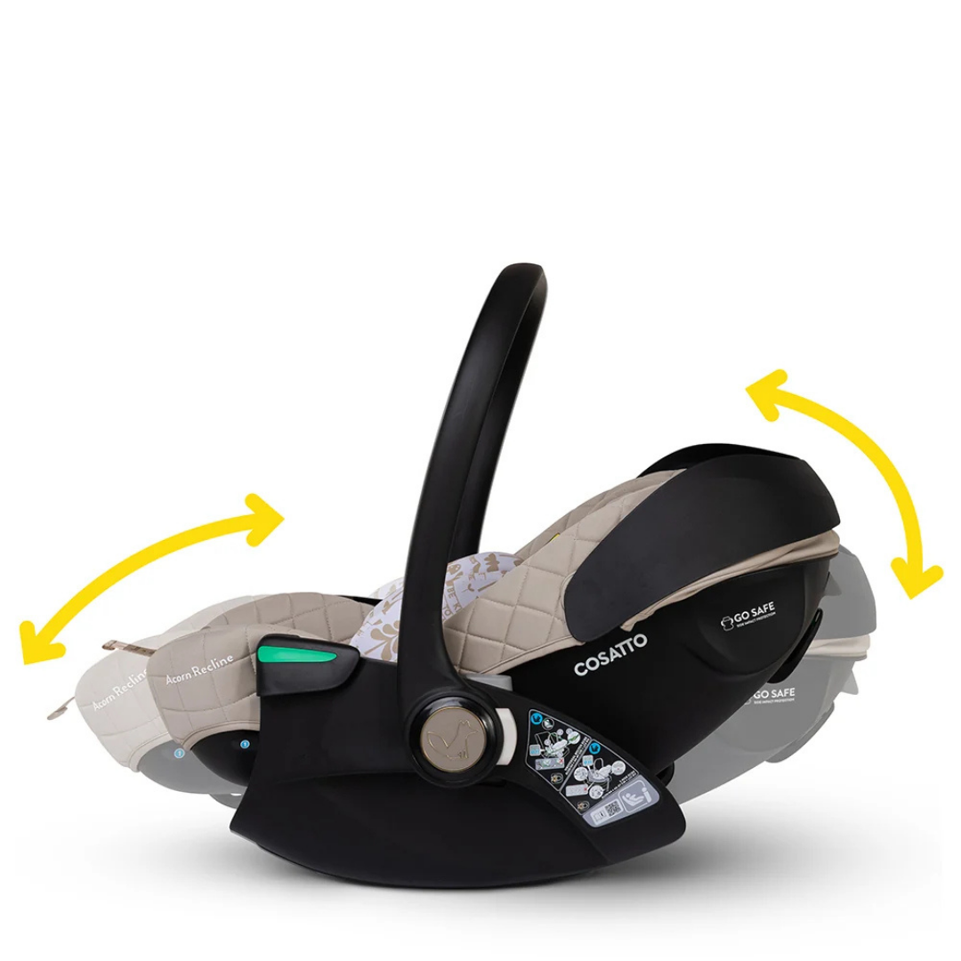Ct6085 Acorn Recline Столче За Кола 0+ Whisper + Isofix База Ct6005 Cosatto