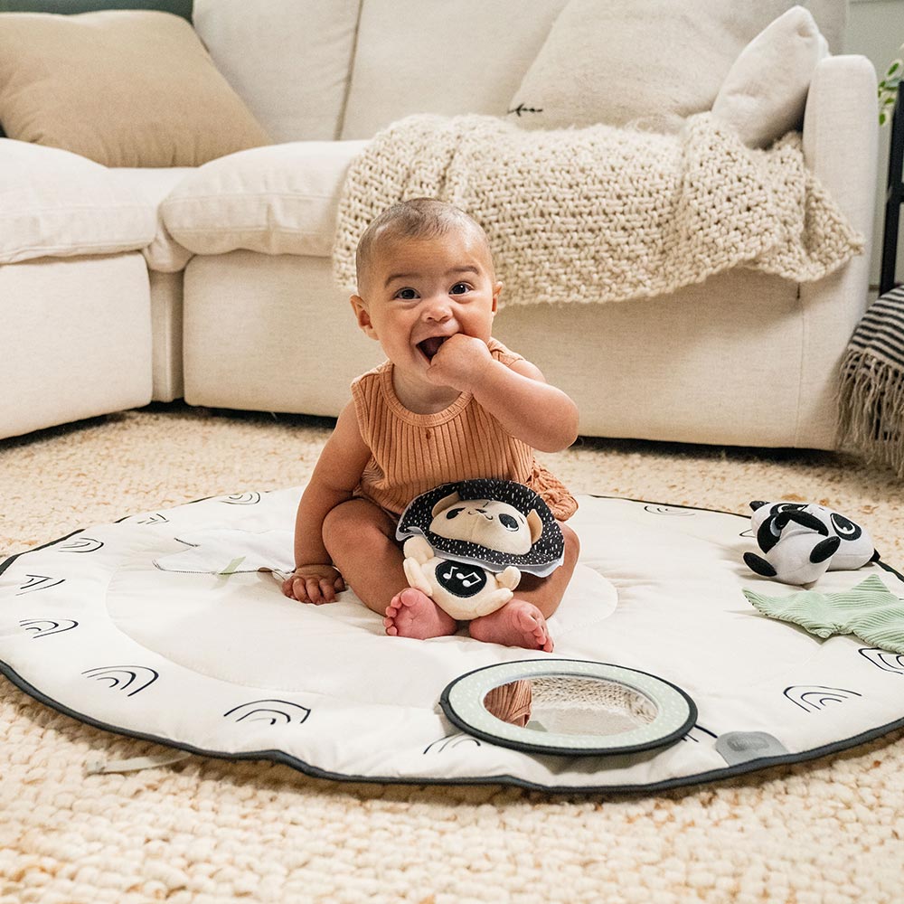 Активна Гимнастика Luxe Gymini Black&white Decor, 0м+ Tiny Love