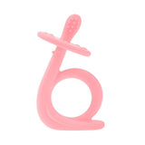 Бебешка Силиконова Гризалка Охлюв Pink 0115 Akuku