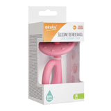 Бебешка Силиконова Гризалка Охлюв Pink 0115 Akuku
