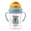 Детска Чаша Със Силиконова Сламка 300 Ml Bear 0203 Akuku