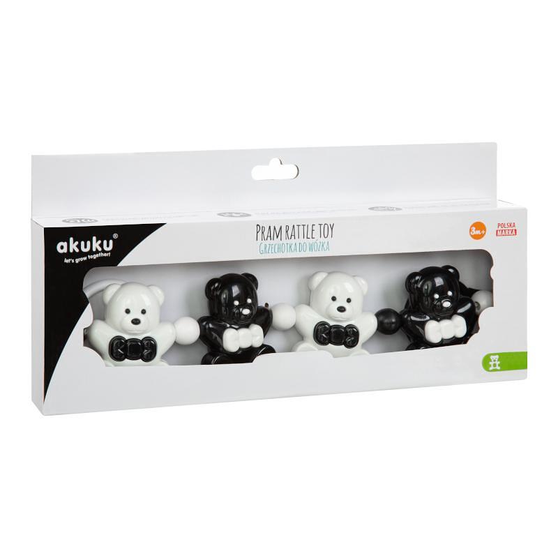 Играчка За Количка Дрънкалка Bears 0468 Akuku