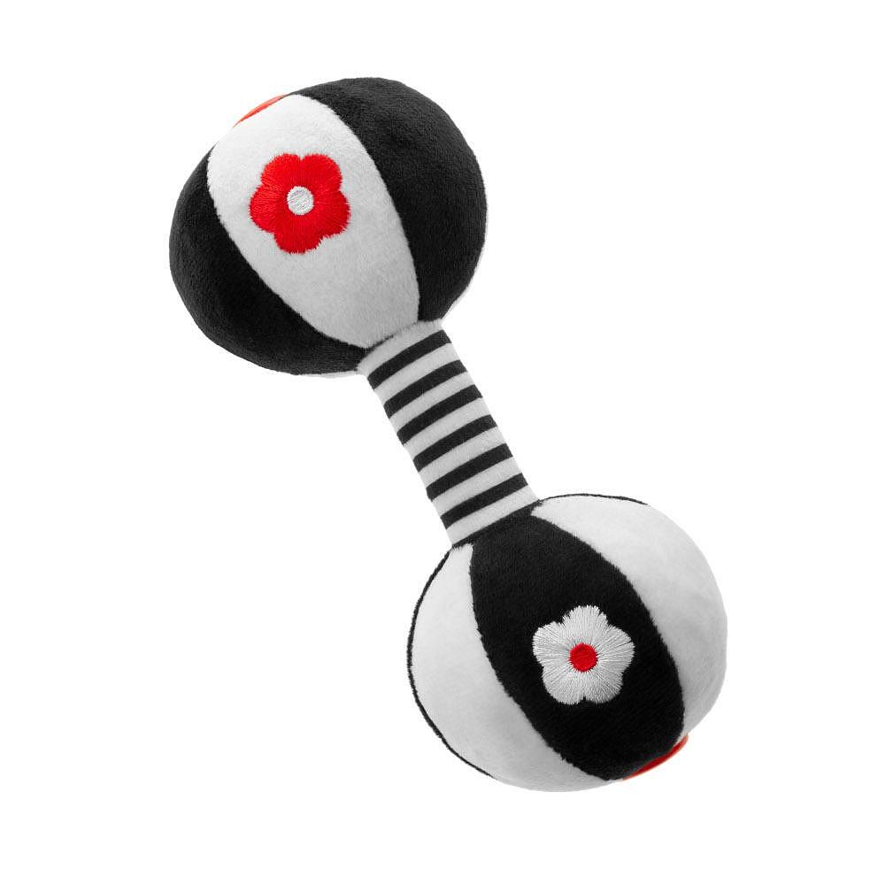 Мека Плюшена Дрънкалка За Бебе Dumbbell Akuku