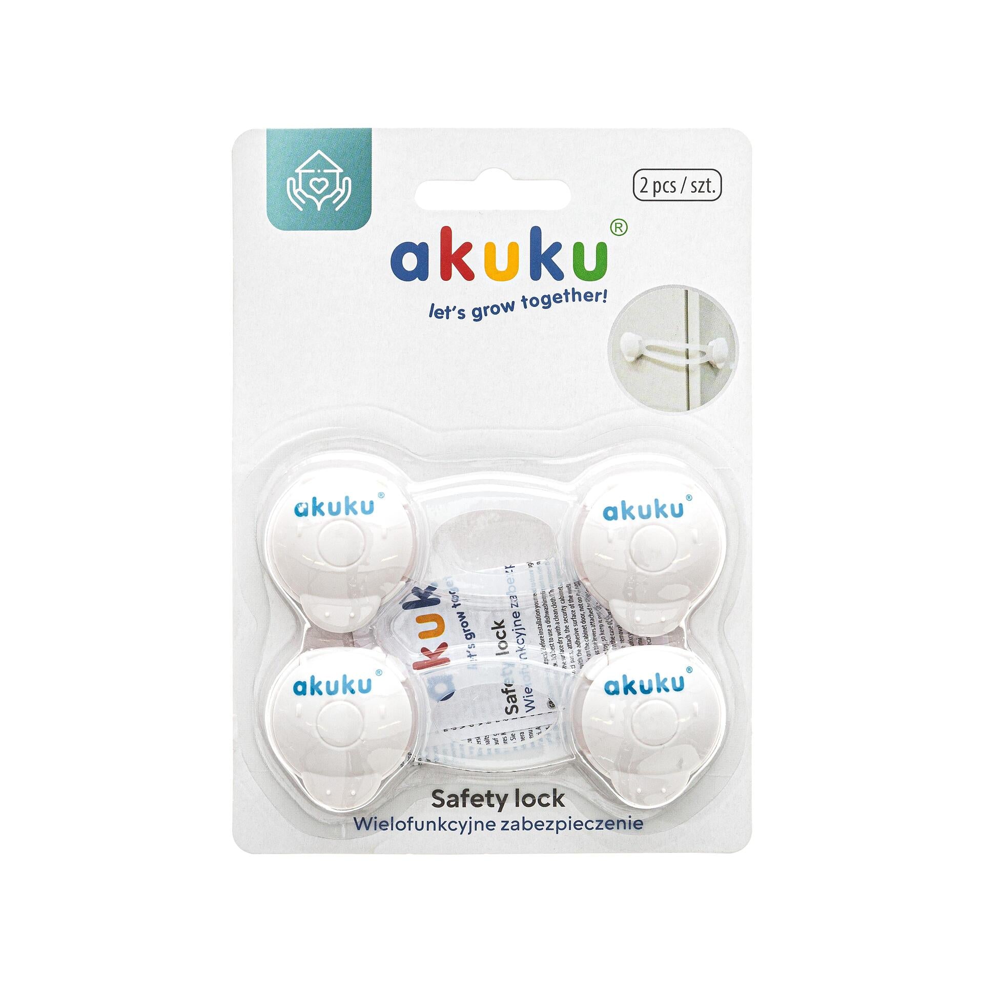 Предпазители За Шкаф 2 Бр Бял 0648 Akuku
