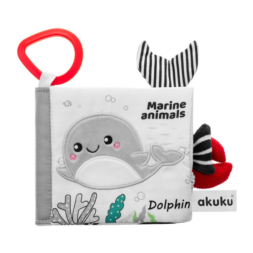 Текстилна Книжка За Баня Marine Animals 0480 Akuku