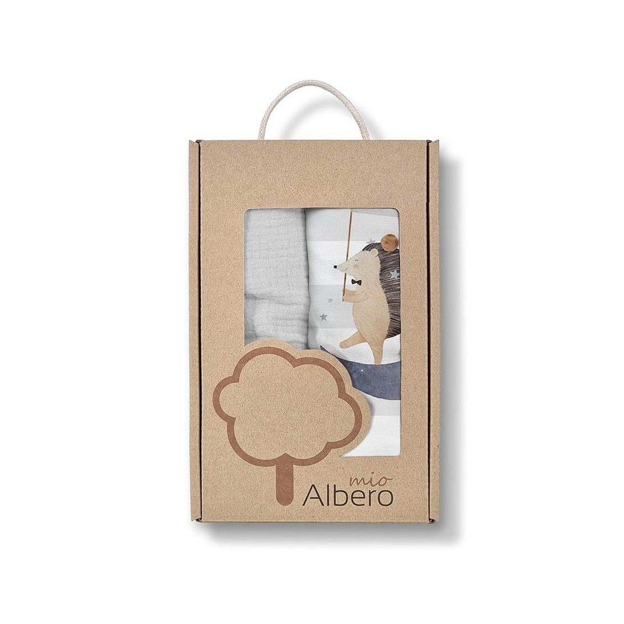 Чаршаф За Количка 2бр Сив Луна Albero Mio