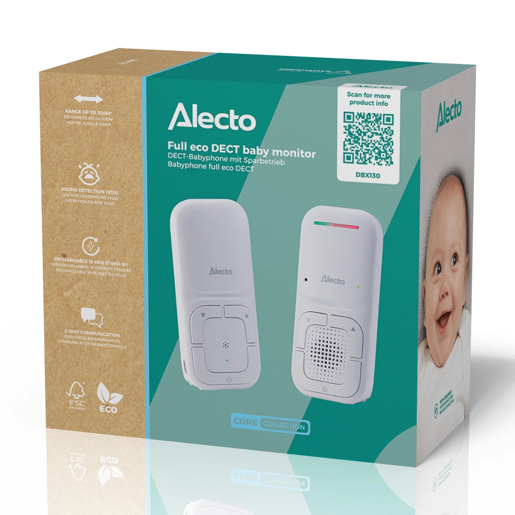 Бебефон Full Eco Dect Dbx130 Alecto