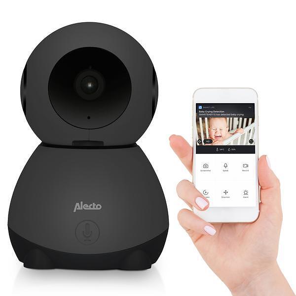 Бебефон С Камера Smartbaby10bk С Wifi Черен Alecto